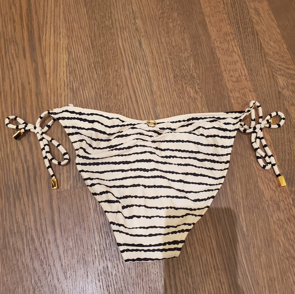 Vix bikini bottoms off white and black stripe M
